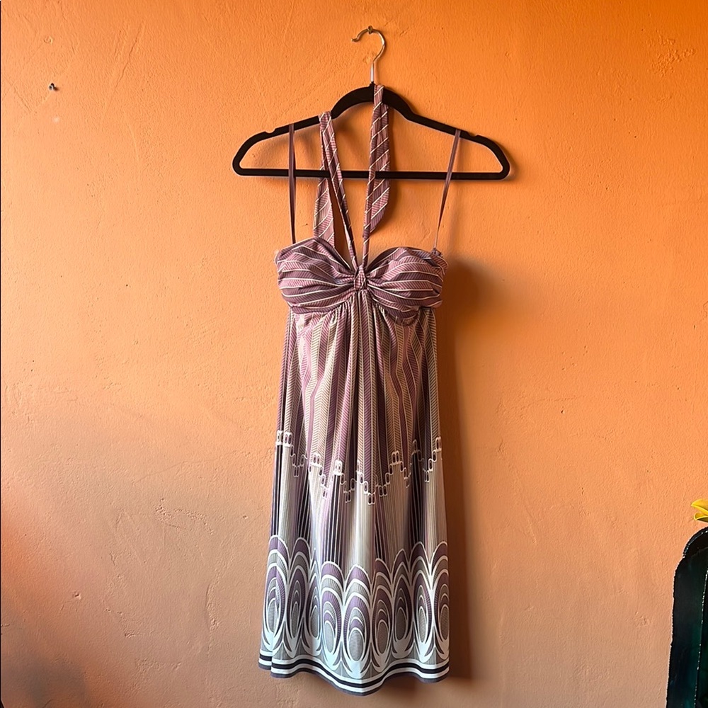 Y2K BCBG Halter Dress